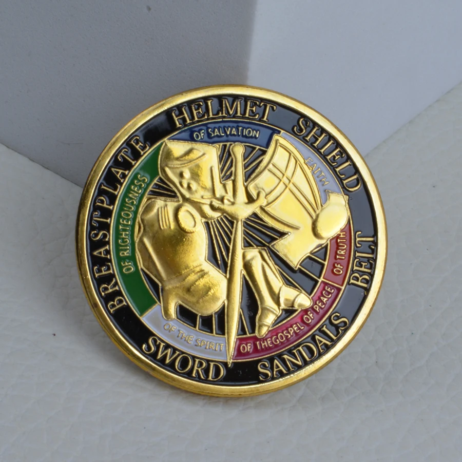 Наденьте всю броню Божию памятную коллекцию монет Подарочные монеты | Дом и сад