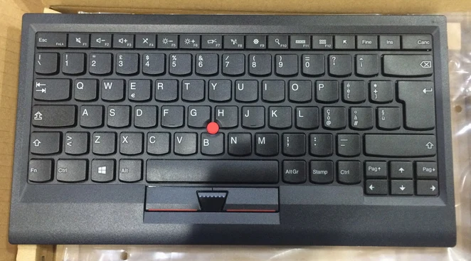 Беспроводная Bluetooth клавиатура для планшетных ПК с USB зарядкой Трекпойнт ThinkPad 0B47189