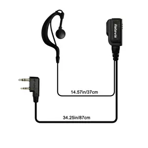 Усилитель для наушников Retevis, для Kenwood, TYT, Wouxun, H777, RT21, RT22, RT24, RT1, RT3, RT81