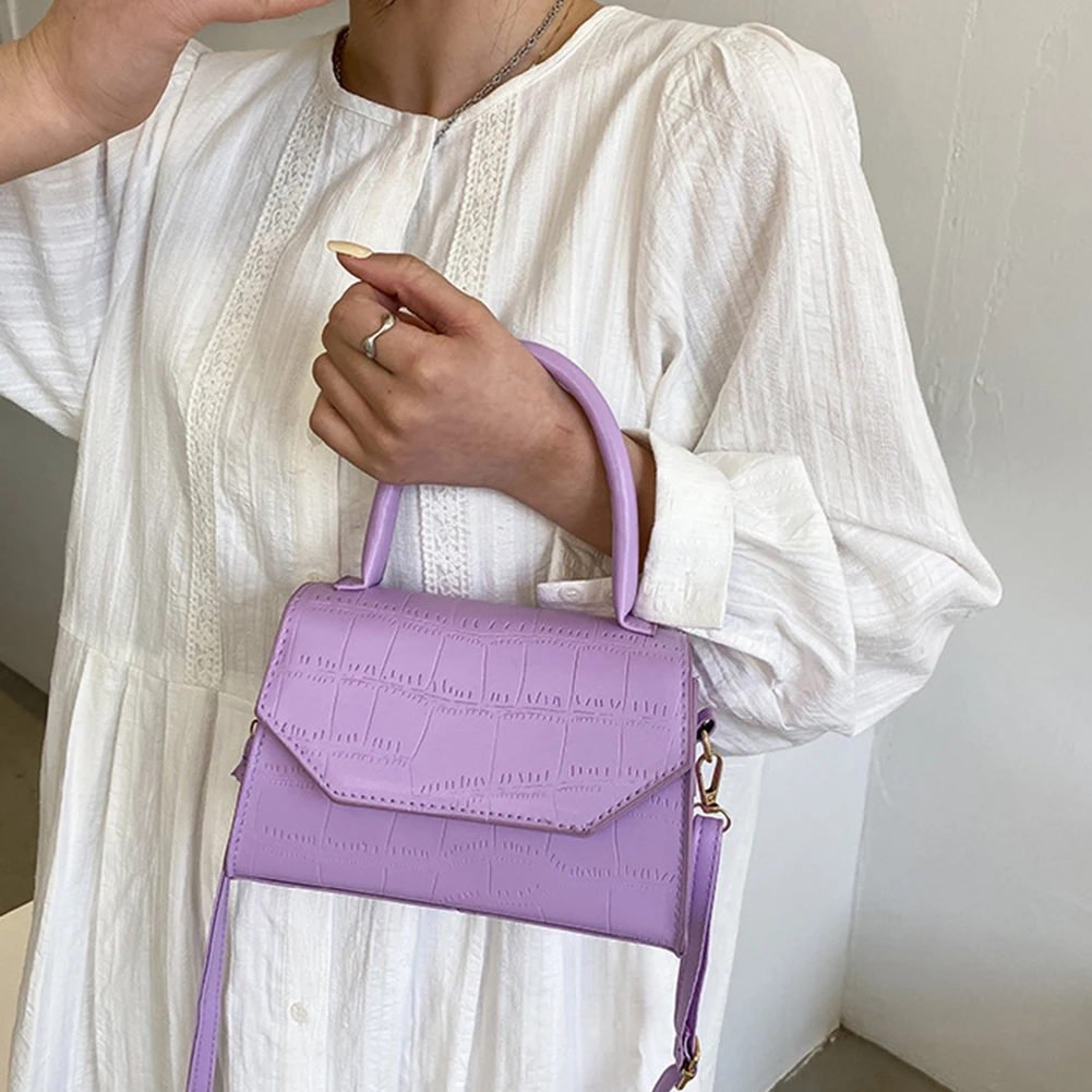 

Fashion Stone Pattern Shoulder Bag Casual Ladies Handbag Small Purse Bags Women Lady Supplies for Shopping Travel