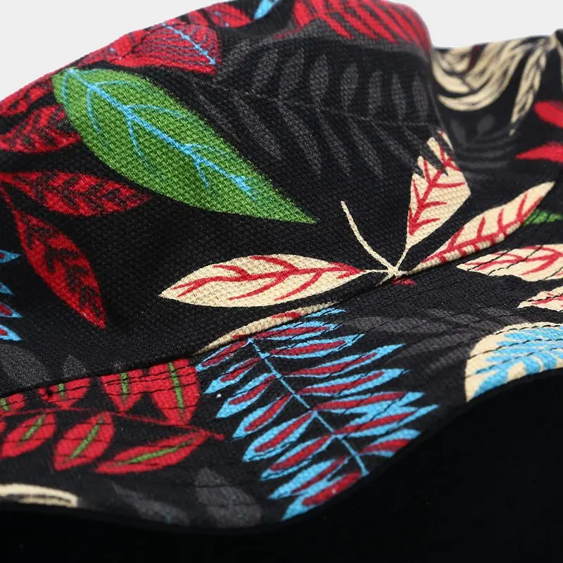 

Unisex Summer Foldable Panama Bucket Hat Women Outdoor Cotton Fishing Hunting Hat Men Reversible Bucket Cap Chapeau Sun Hat