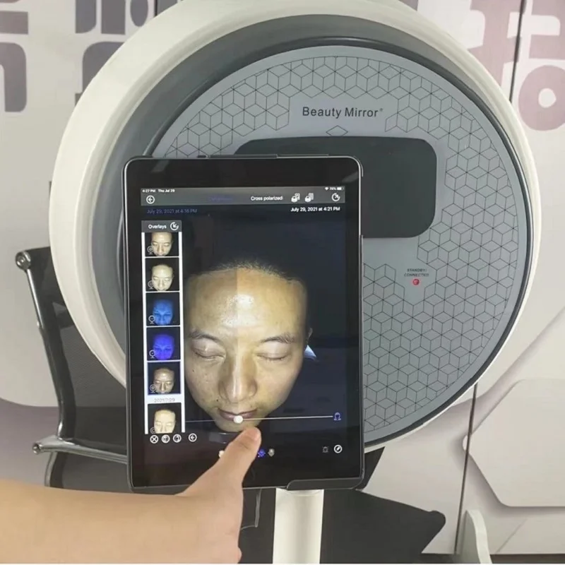 

Профессиональный 3D магический зеркальный анализатор кожи лица, косметическое оборудование, диагностический анализ лица, детектор лица для...