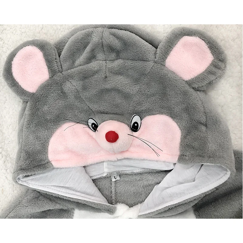 2020 Мышь пижама комбинезон Детские Kigurumi пижамы для мальчиков и девочек Животные