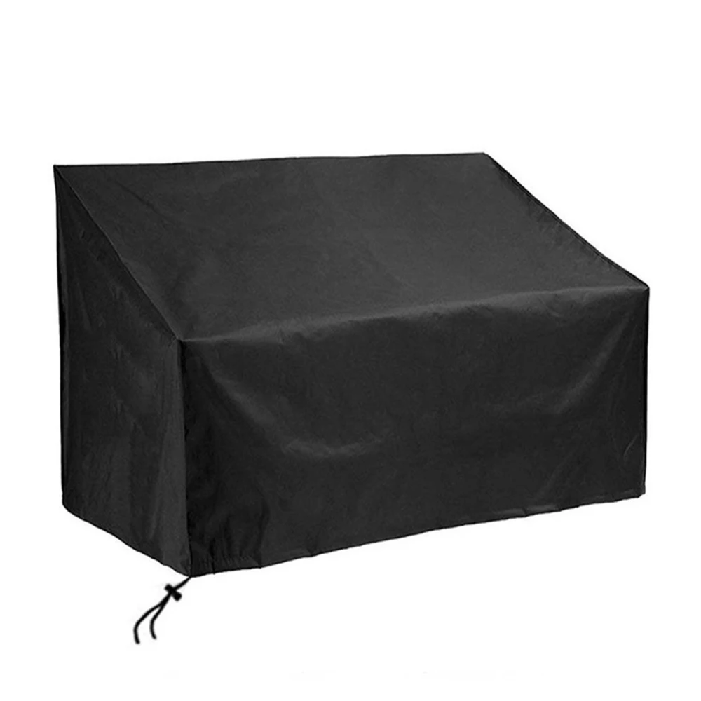 

Outdoor Bench Cover Dust-proof Black Dustproof Waterproof Oxford