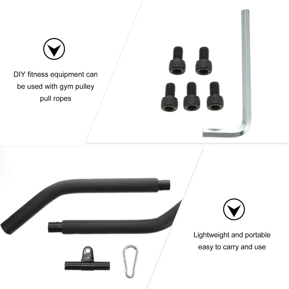 

1 Set Fitness Bar Bicep Tension Rod Muscle Pulling Bar Down Bar