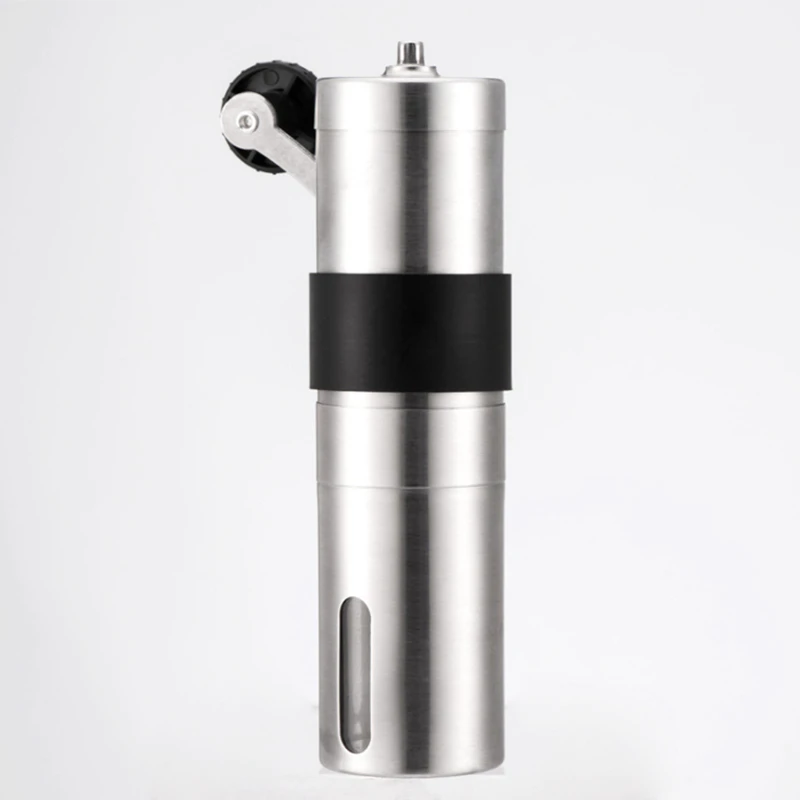 

Hand-Cranked Coffee Grinder With Silicone Stainless Steel Grinder