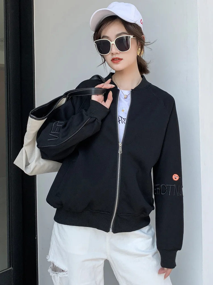 

2021 Women Bomber Jackets Baseball Fashion Women Anorak Hip Hop Streetwear Jackets Male Casual Baseball Uniform Coats Clothing