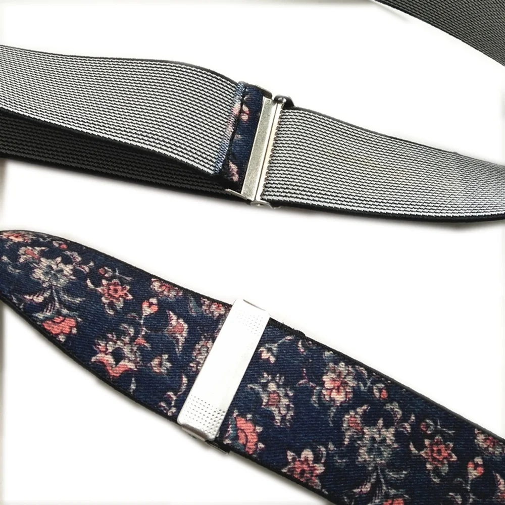 Регулируемые эластичные подтяжки для мужчин и женщин широкие взрослых с