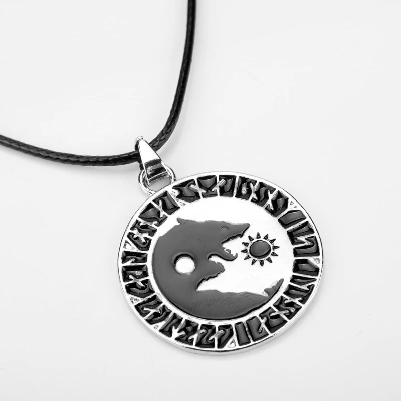 Модная металлическая подвеска Инь Ян волк Солнце Луна | Украшения и аксессуары