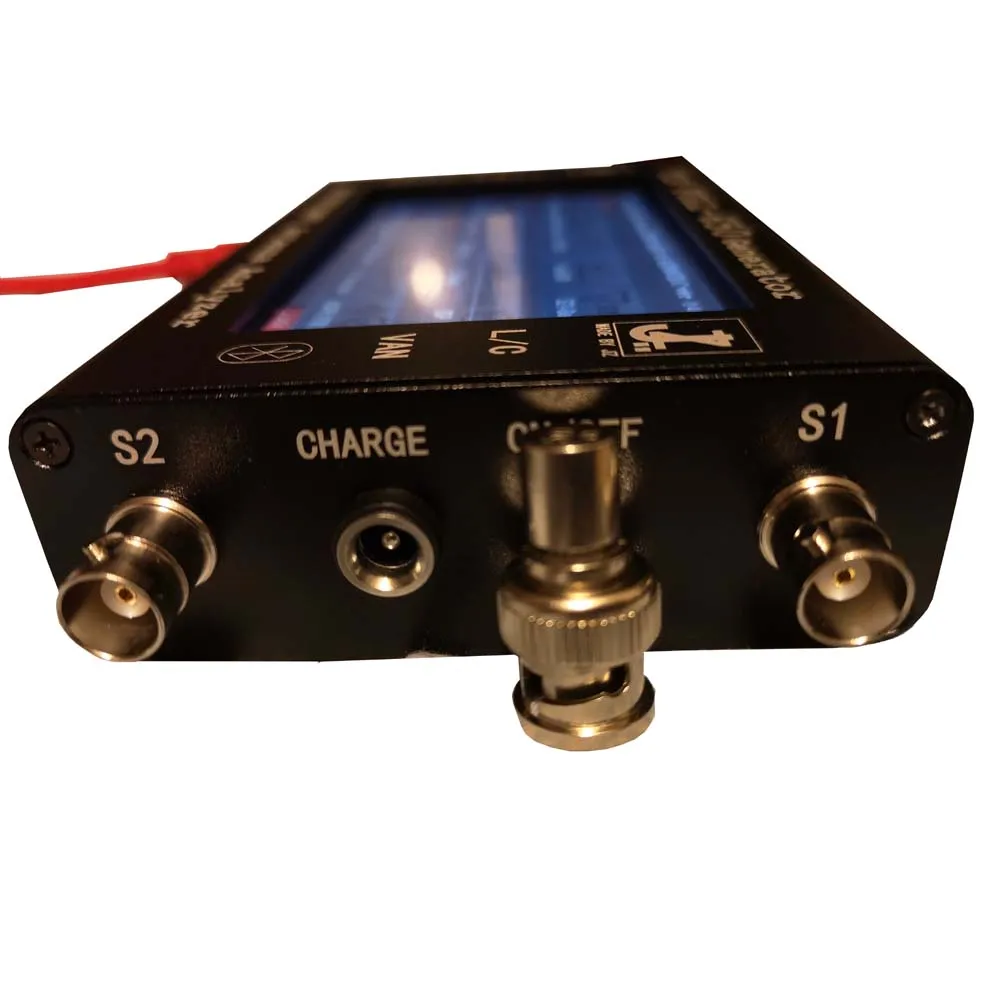 Новейший HF/VHF/UHF 4," сенсорный ЖК-дисплей 0,1-1300 МГц 1,3 ГГц ANT SWR Векторный анализатор антенны метр+ 3000 мАч аккумуляторная батарея