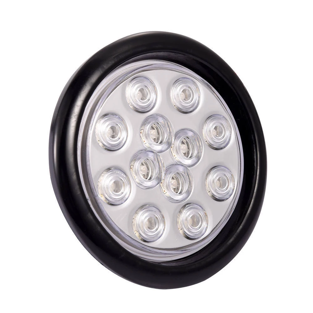 4 &quotкруглые светодиодные задние противотуманные фары включают Grommet вилка для