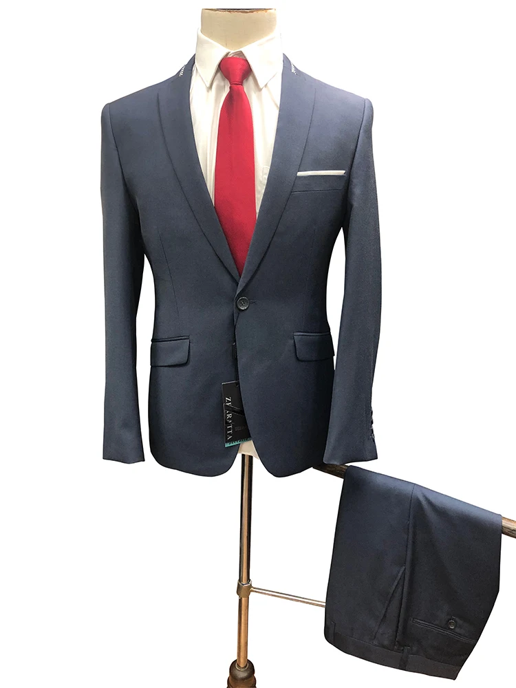 Мужской пиджак для смокинга облегающий однобортный свадебный костюм из 2