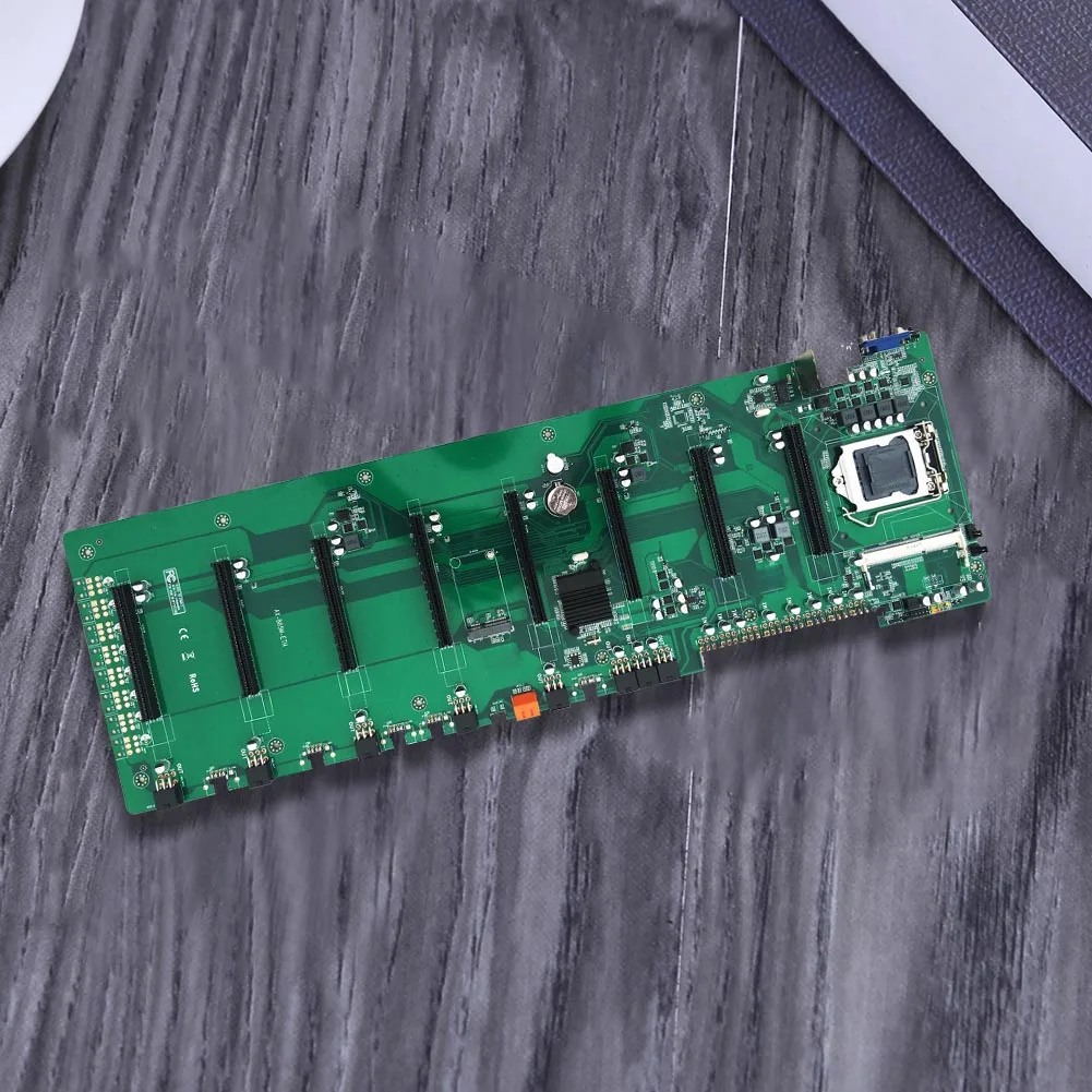 

B85 In-line Eight-card BTC Multi-graphics 8-card Motherboard Mine Board Large Space Motherboard Mine Board For Desktop Computers