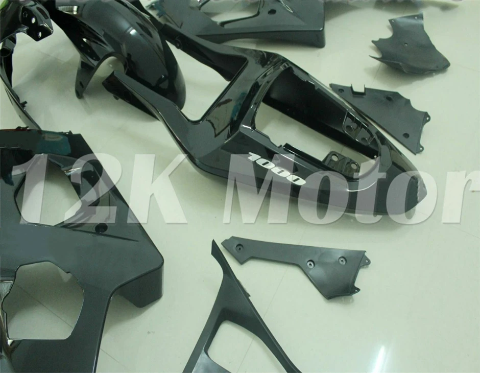 

High quality New ABS Motorcycle Fairings Kit Fit for Suzuki GSX-R1000 2003 2004 GSXR1000 03 04 Bodywork set Custom Black glossy