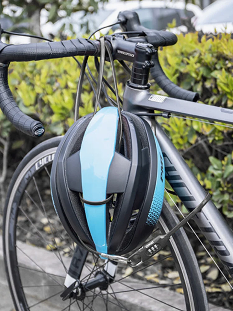 Universal Anti-Theft Bike Bicycle Lock Password Steel Cable Mountain Code Motorcycle Helmet | Спорт и развлечения