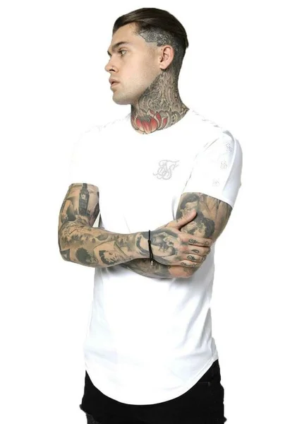 

Sik Silk mens 15249 T-Shirt in white