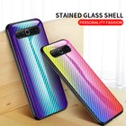 Роскошный чехол из углеродного волокна с узором из закаленного стекла для Meizu V8 X8 16 Plus 16S 16TH 16X S 17 Pro M5 M5S M6T Note 5 6 9