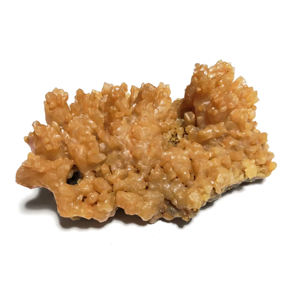 

205g B6-1a Rare Natural Orange Calcite Mineral Quartz Crystal Specimen Ornaments Collectibles Gifts From Yunnan Province China