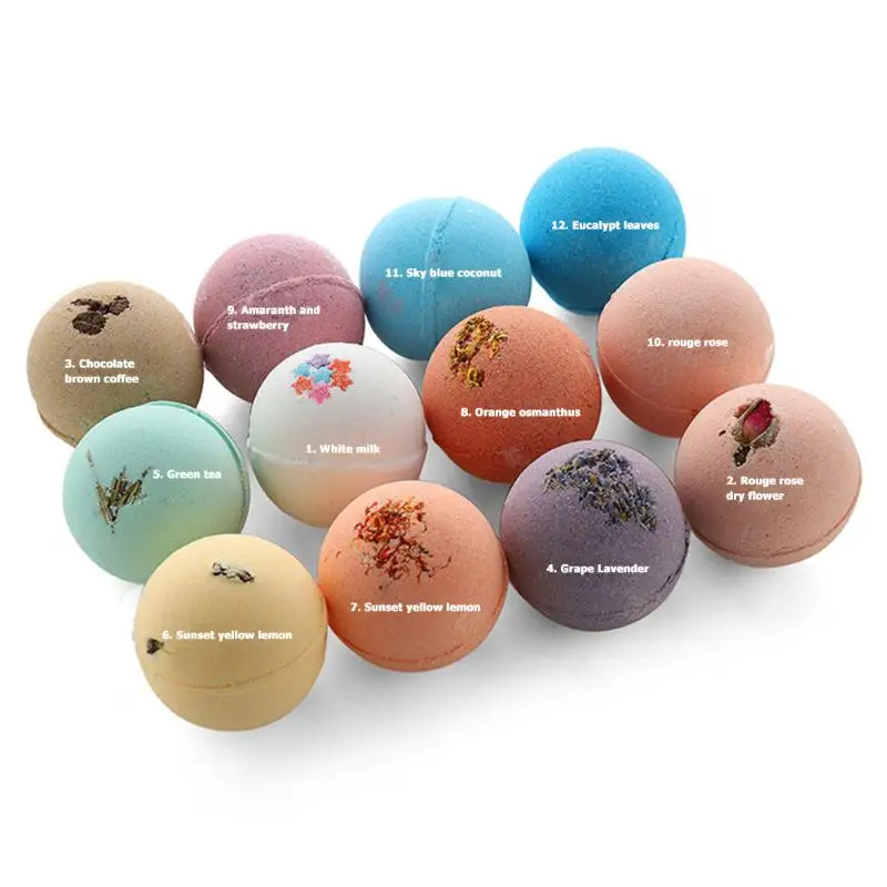 Бомбочки для ванны Классические цвета и простой прочный дизайн Душ соляной шар