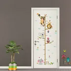 Мультяшная фотография роста детской комнаты, таблица роста детской комнаты, Декор для дома, художественные дверные наклейки