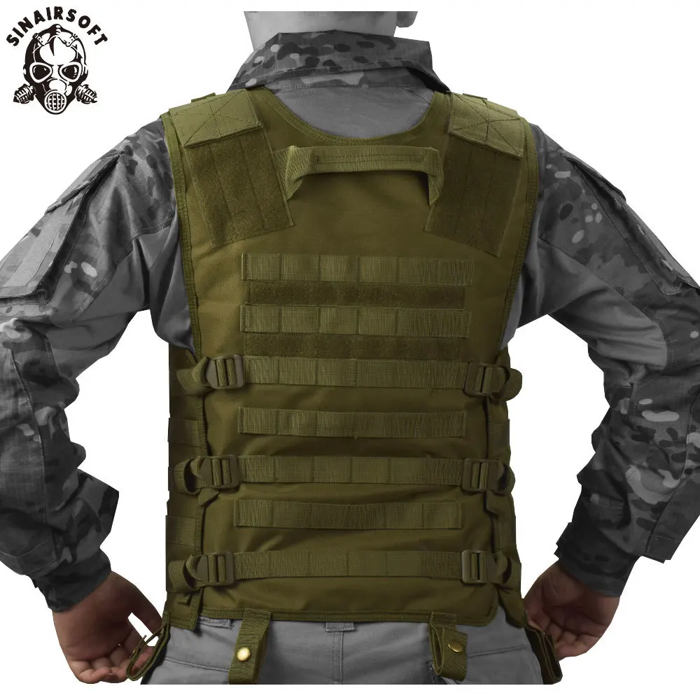 SINAIRSOFT Molle airsoft тактический жилет Камуфляжный жилет армейский военный CS открытый рыбалка охота снаряжение LY1802