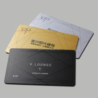 Custom Printed Gold Foil Transparent Plastic Clear PVC Business Card