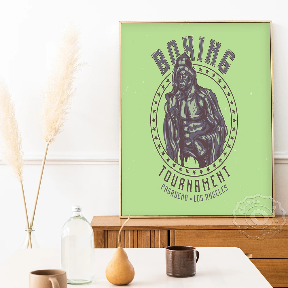 Боксерский истребитель художественные принты плакат Бойцовский клуб