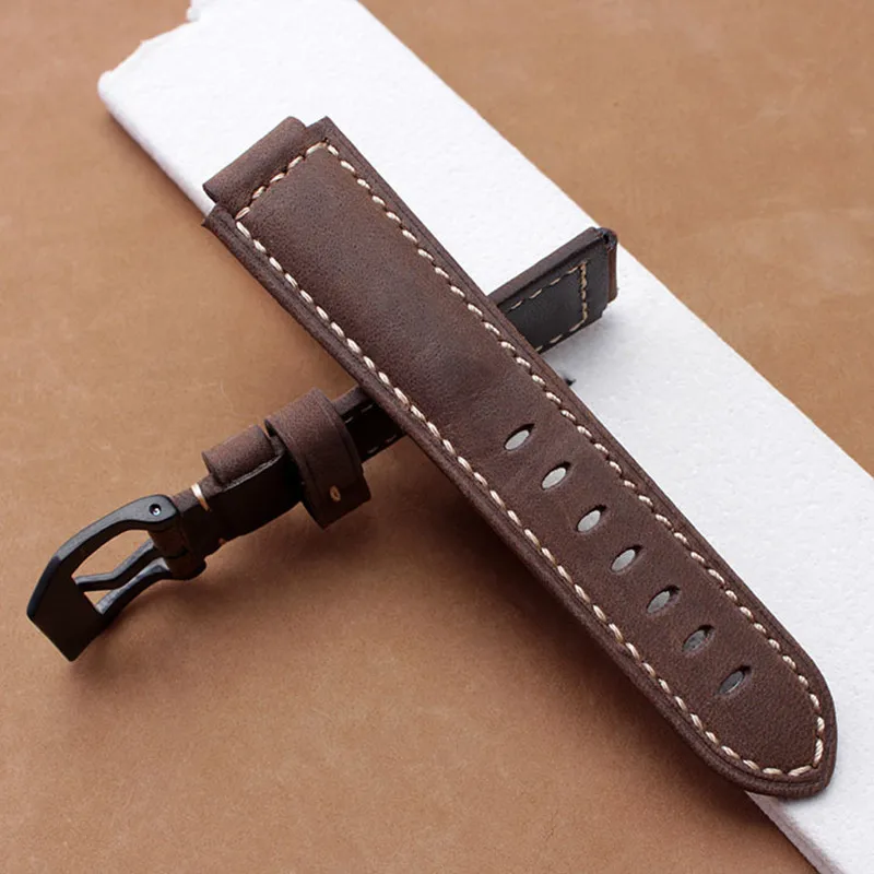 Ремешок для часов из натуральной кожи ручной работы 24*16 мм подходит замены G Shock