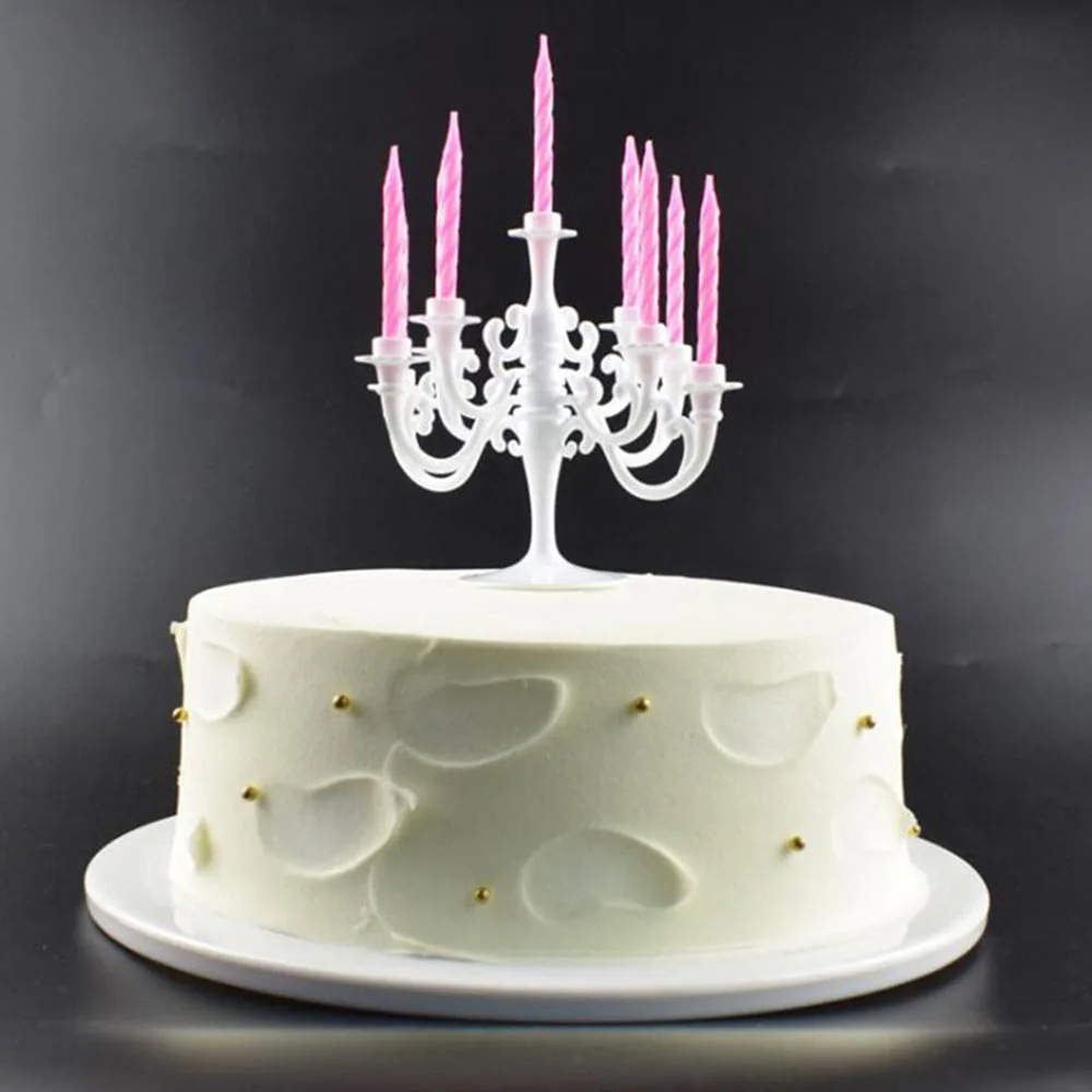 1 шт свечи унисекс пластиковые вечерние для детей и взрослых красочные модные т.