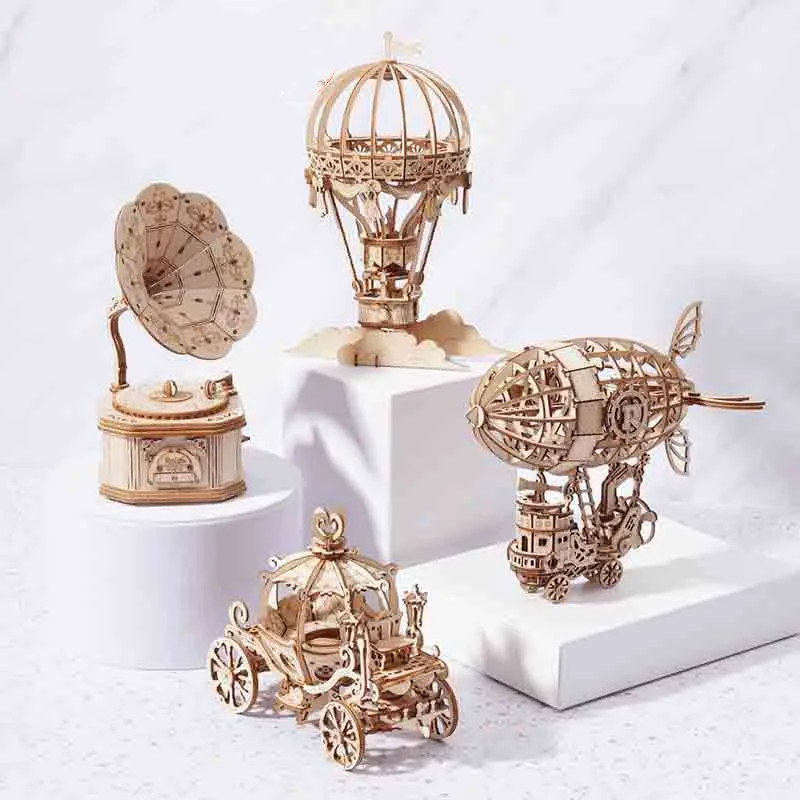 Популярная модель 3D строительные комплекты самолет пианино камера тыква