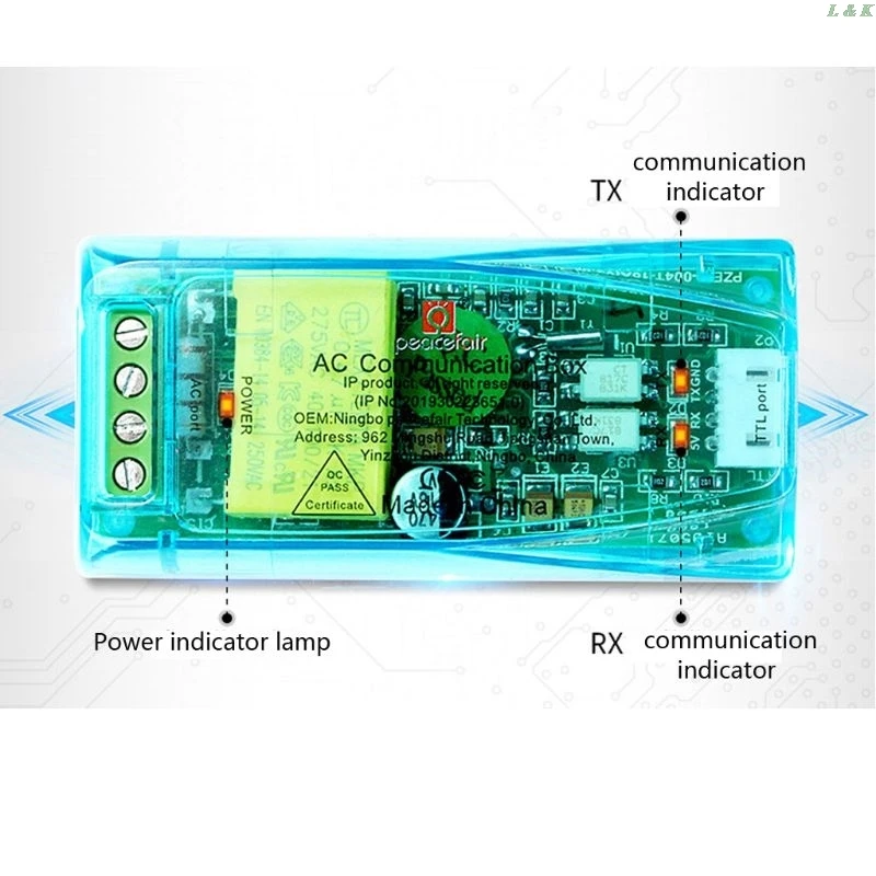 Модуль связи версии 3 0 TTL Modbus RTU AC однофазный 100A PXPC|Измерители энергии| |