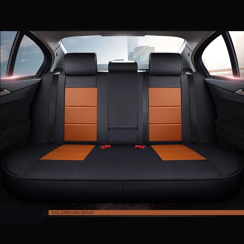 13 шт./компл. чехол на сиденья из натуральной кожи и ПВХ для Mitsubishi ASX 2018 аксессуары