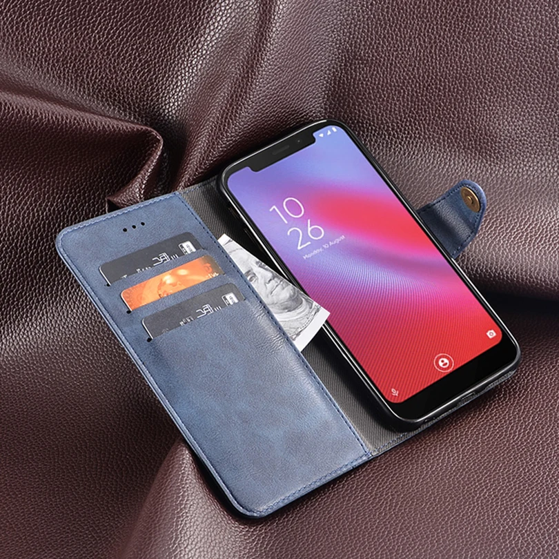 Чехол для Prestigio Wize Q3 кожаный флип чехол роскошный защитный высококачественный