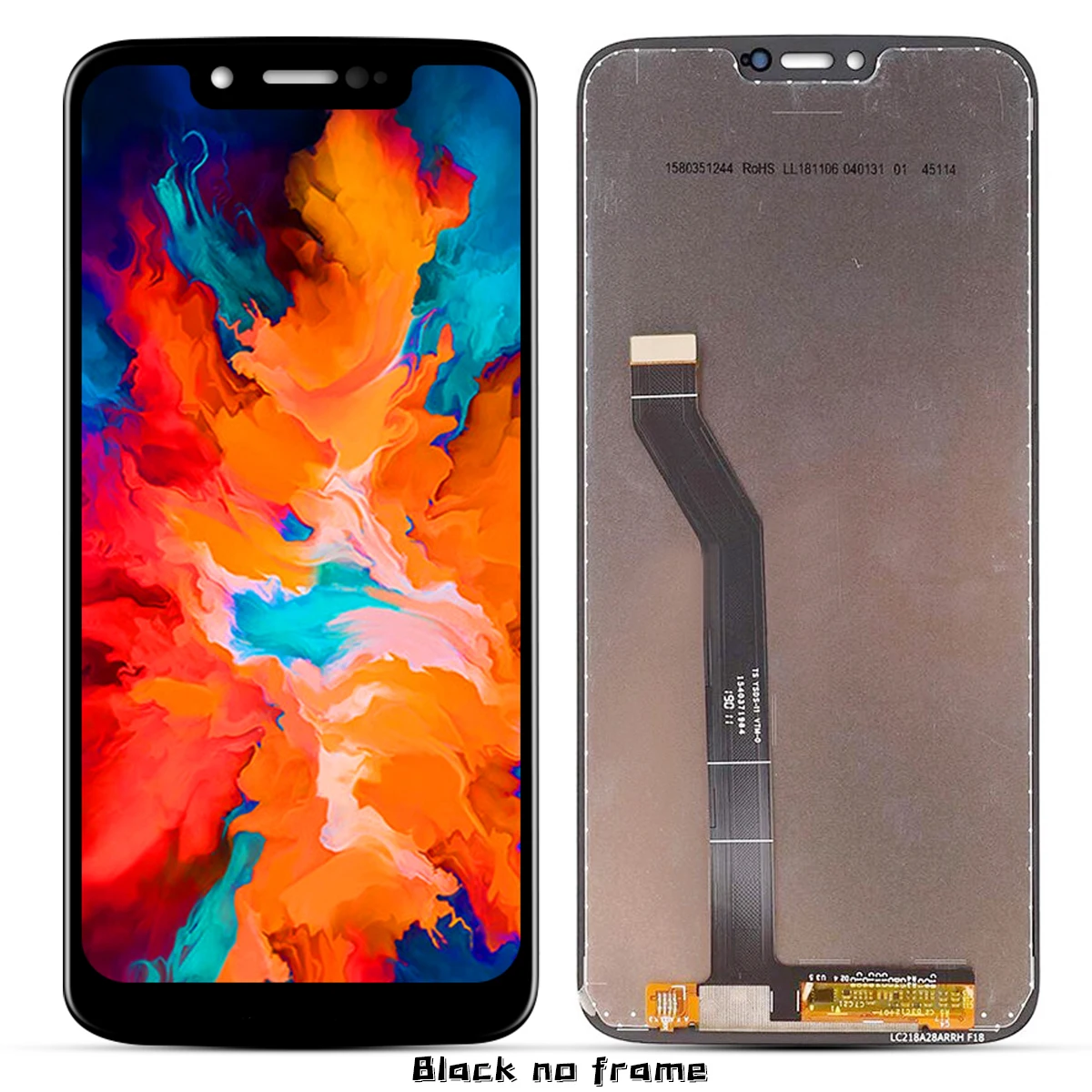 Для Motorola Moto G7 Power (155 мм фотоэлемент) (157 Полный ЖК-дисплей с сенсорным дигитайзером