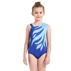 Яркое платье для атлетических танцоров, детское балетное платье для девочек, гимнастическое трико для акробатики, гимнастическое леопардовое трико