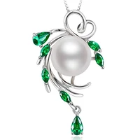 megin d hot sale romantic heart venetian pearl tassel copper necklaces for women lover mother friend fashion gift jewelry