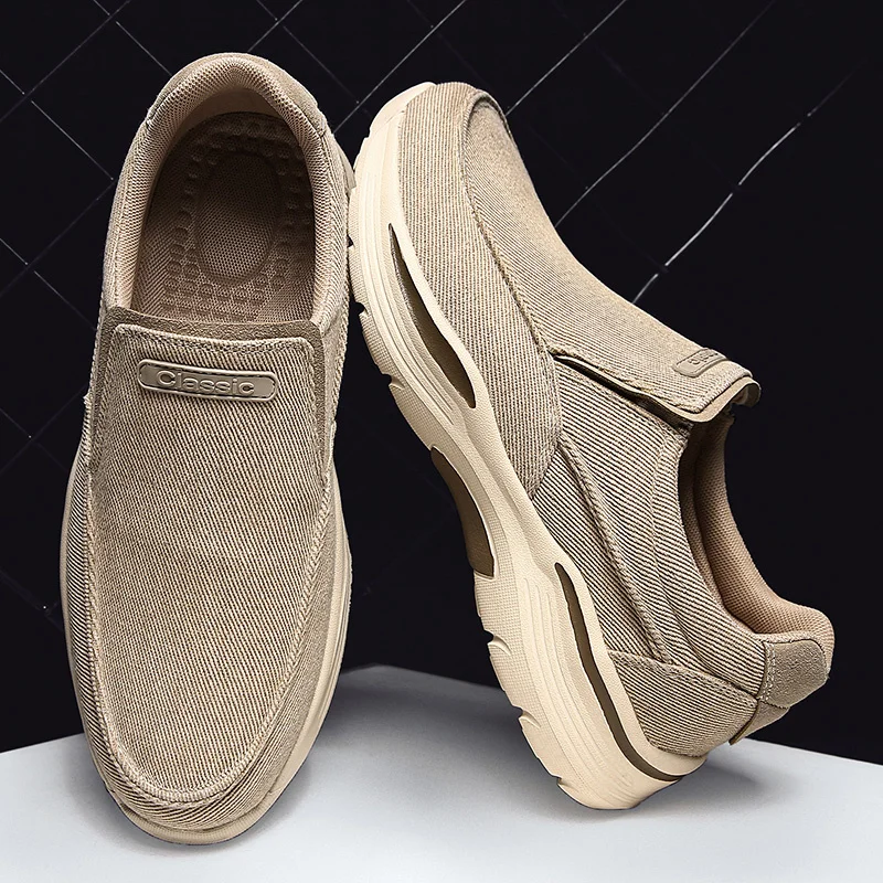 

Männer Casual Schuhe Leinwand Atmungs Loafers Männer 2021 Neue Männlichen Komfortable Outdoor Wanderschuhe Klassische