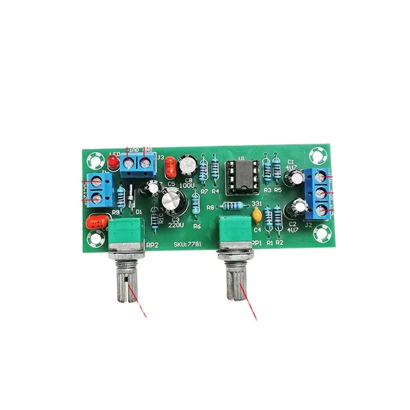 Одиночный блок питания 12 В Предварительная плата сабвуфера с избыточным весом hifi