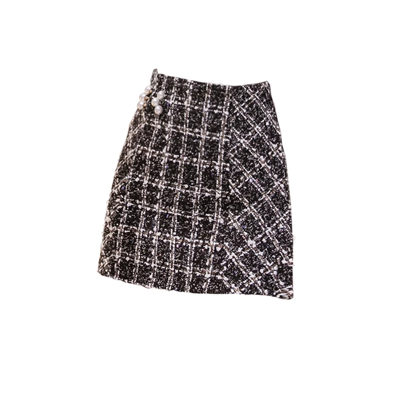 Женская шерстяная юбка с высокой талией Новая удобная винтажная трапециевидной