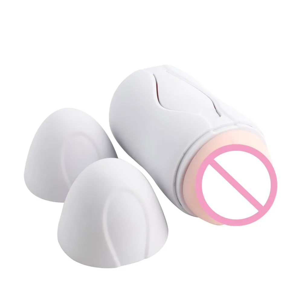 Портативная киска с двойным отверстием вибрирующий мастурбатор для мужчин