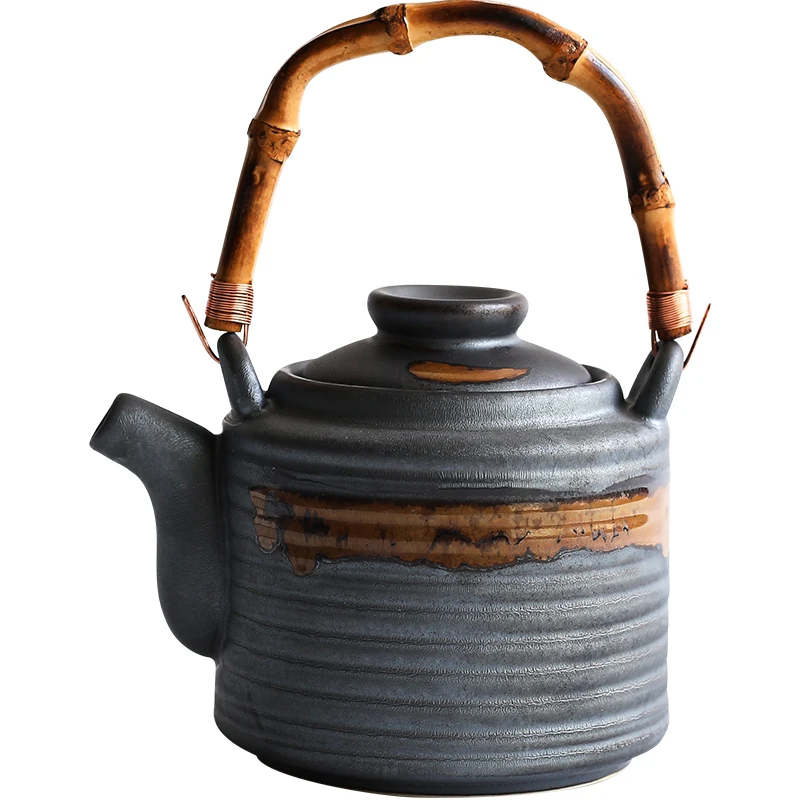 RUX WORKSHOP 1PS Japanese style Vintage Ceramic Teapot Home Restaurant Tea Cup Large Pot Drinkware | Дом и сад