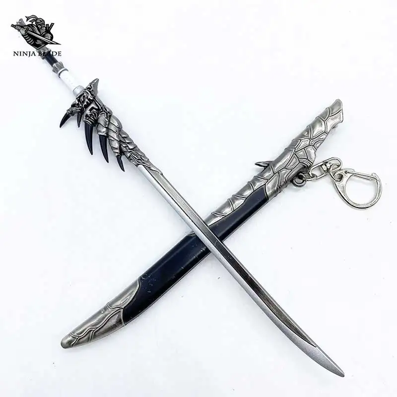 Игровой охотник огромный длинный меч виверн лезвие Холли огненного дракона мини