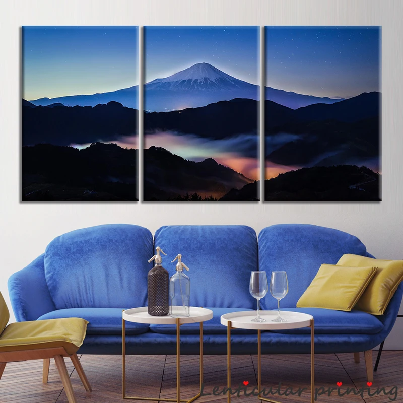 HD Гора Fuji пейзаж Япония холст живопись настенный художественный плакат