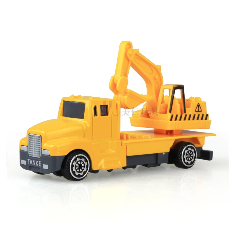 Игрушечный инженерный грузовик 1:60 из сплава кран экскаватор миксер мини-модель