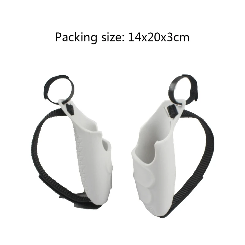

Non-slip Protective Knuckle Strap Silicone Half Case Handle Grip Strap Grip Cover for -Oculus Quest 2 Touch Controller