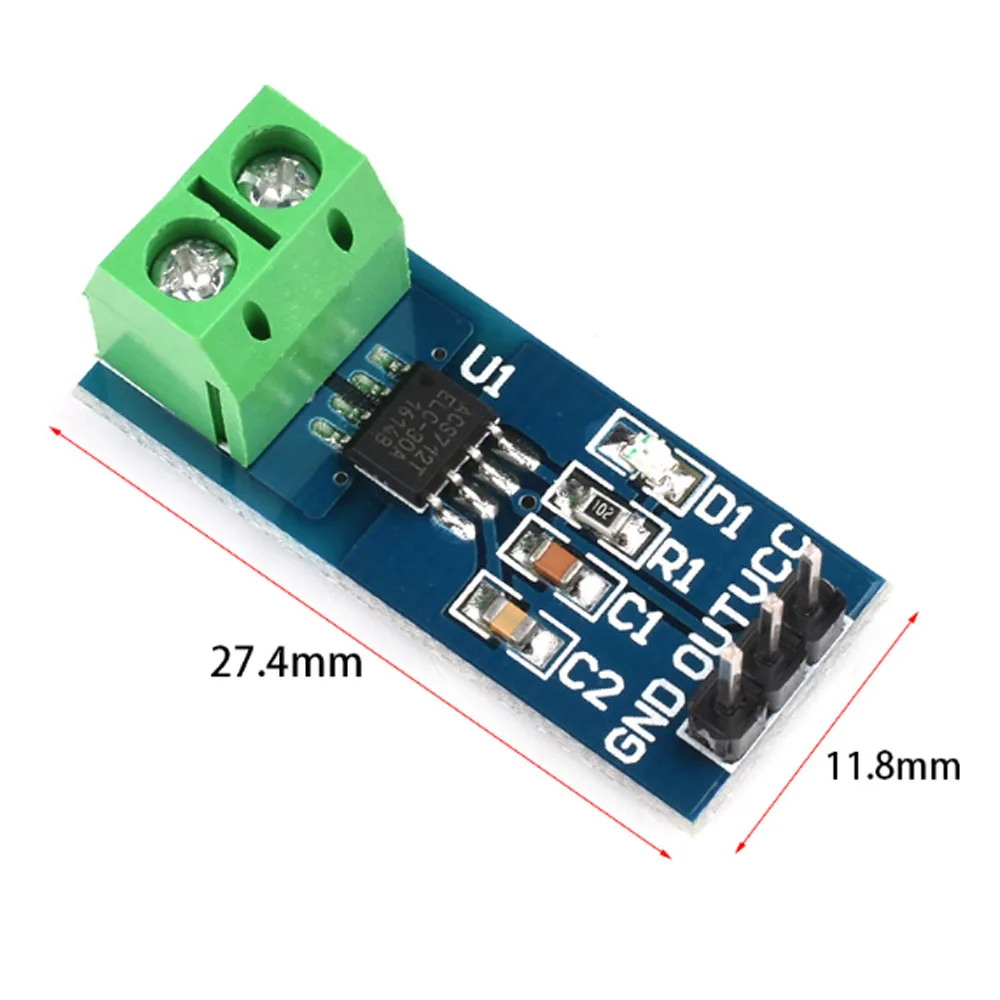 1 PCS ACS712T 5A 20A 30A Range Hall Current Sensor Module ACS712 For Arduino | Обустройство дома