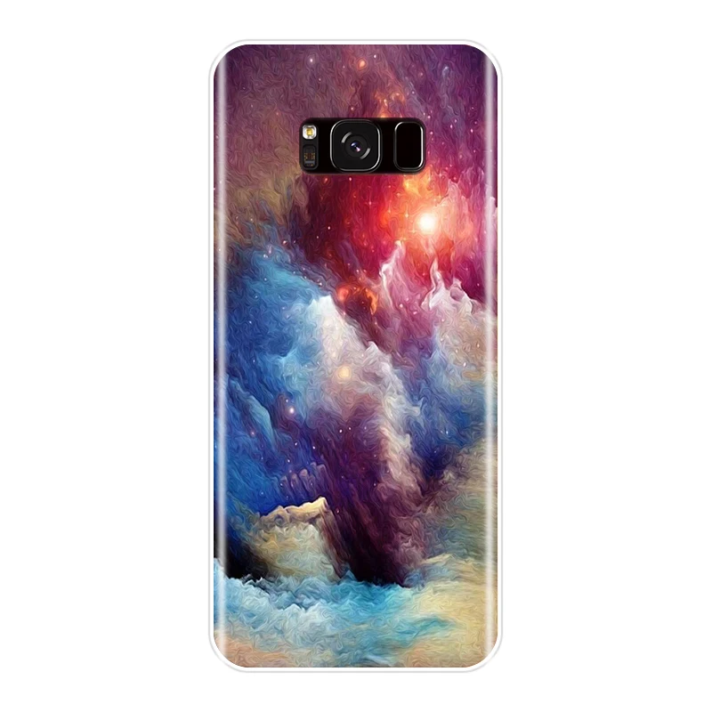 Силиконовый чехол для телефона Samsung Galaxy S8 S9 Plus S3 S5 S6 S7 Edge мягкая красочная задняя