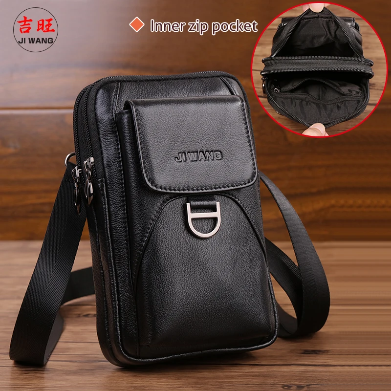 Маленькие Мужские сумки-мессенджеры роскошная мужская сумка из натуральной кожи