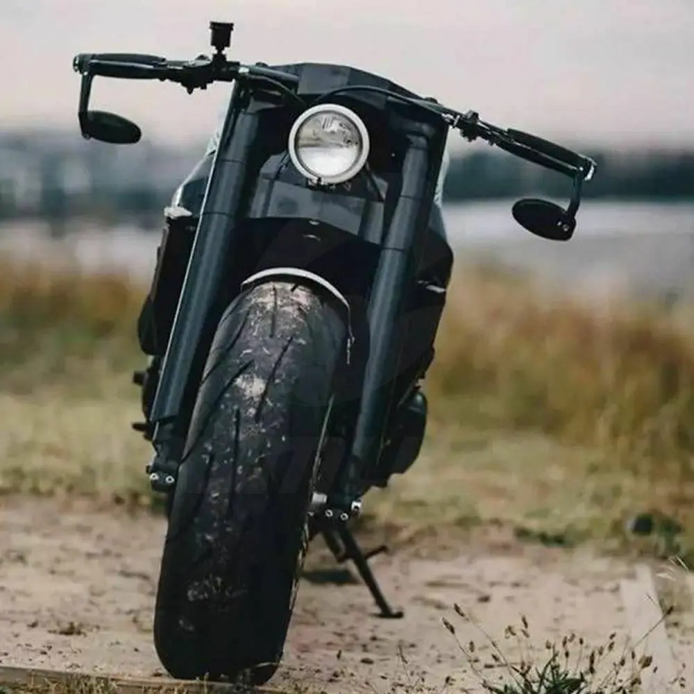 

Motorcycle 7/8" Handle Bar End Rear View Mirrors For Street bikes Sports bikes triumph triple Kawasaki Z1000 Z900 Z800 Z650 MT