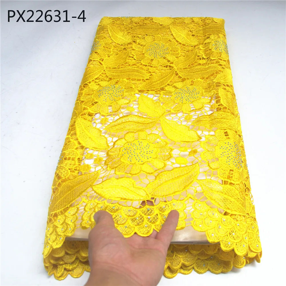 Высокое качество хорошая цена Новое поступление Нигерия хлопок гипюр кружевная